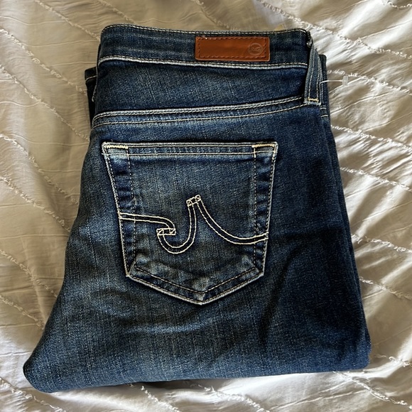 AG Adriano Goldschmied Jeans Denim zipper ankle dark blue Wash - Picture 2 of 5